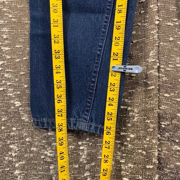 Vintage Lee High Rise Tapered Mom Denim Jeans Womens - Picture 5 of 11